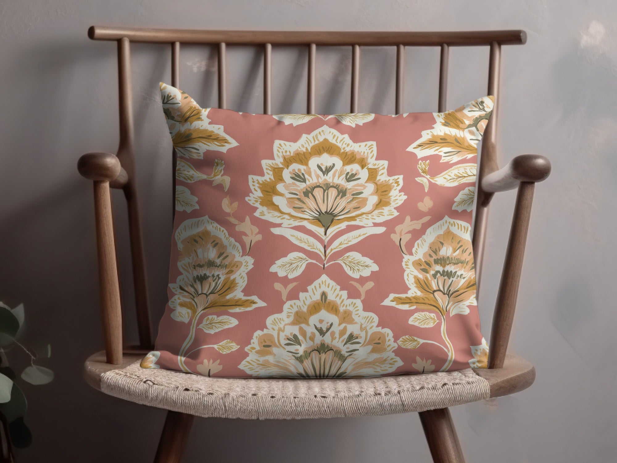 Vintage Inspired Kalamkari Seamless Indian Pattern Design - Moore and Mountain