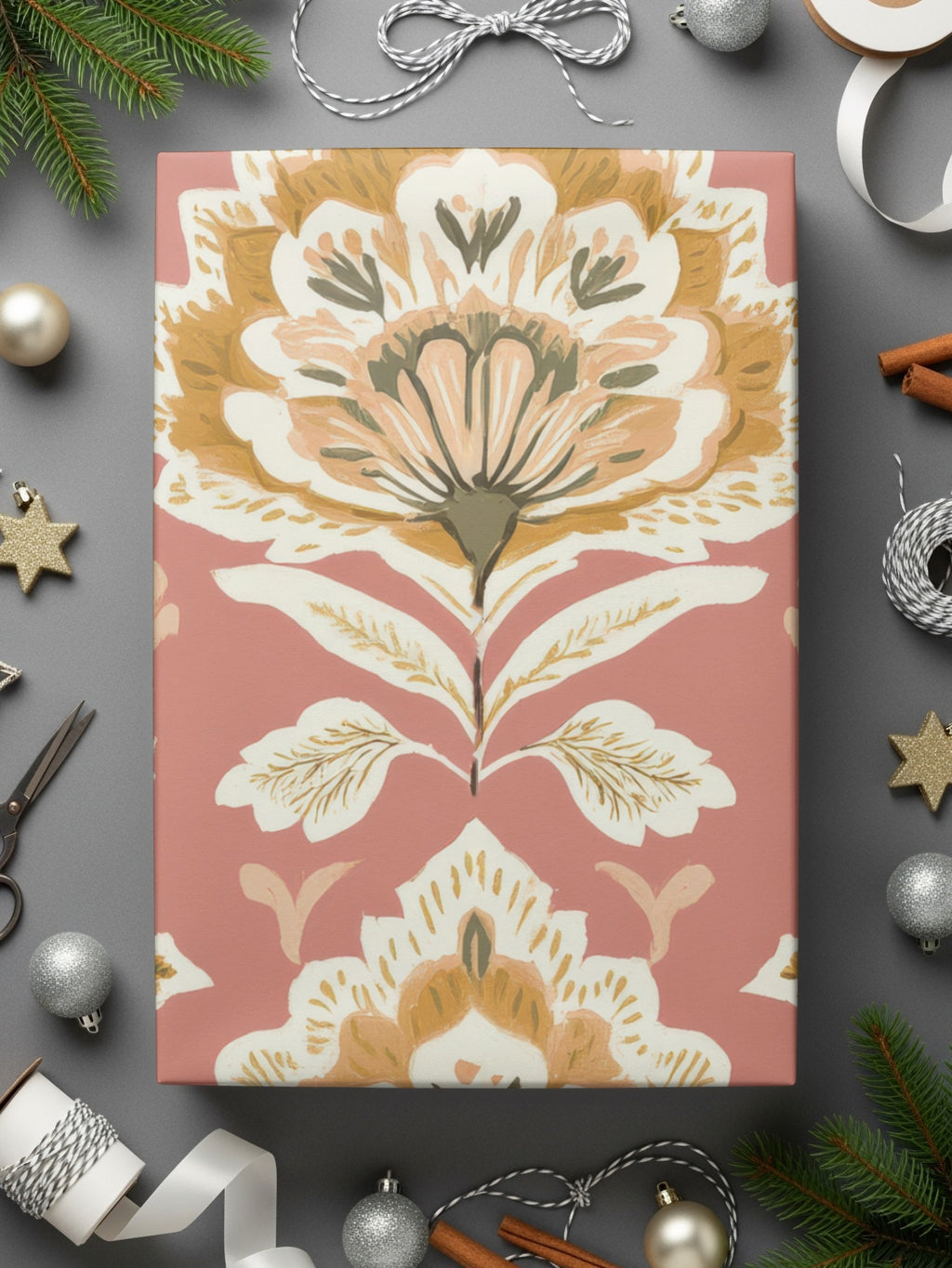 Vintage Inspired Kalamkari Seamless Indian Pattern Design - Moore and Mountain