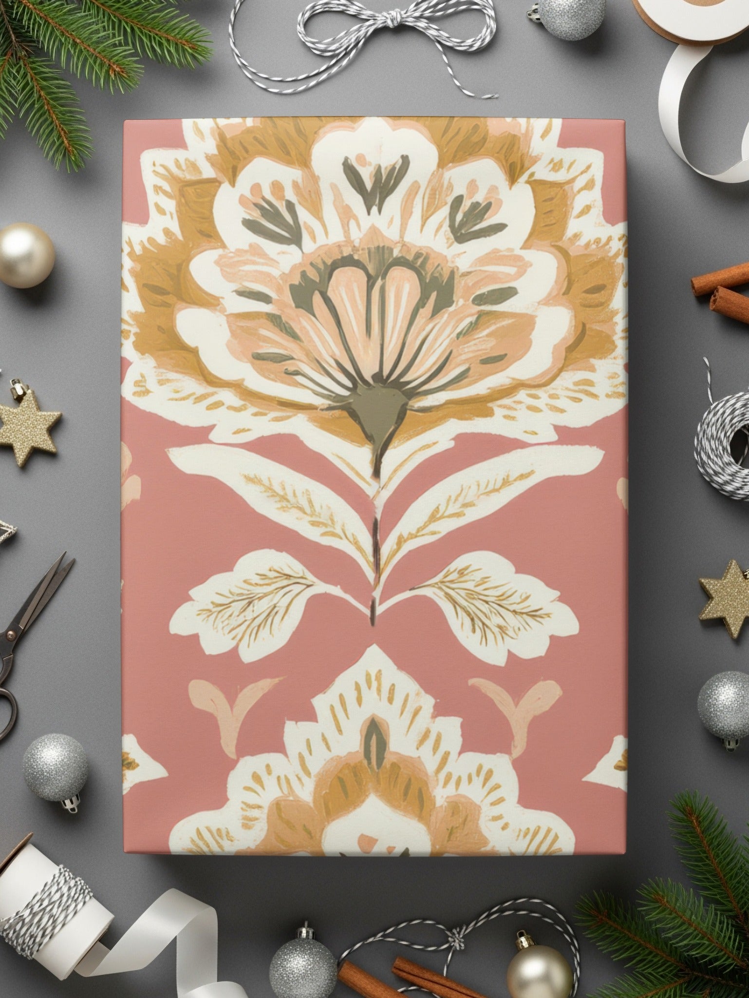 Vintage Inspired Kalamkari Seamless Indian Pattern Design - Moore and Mountain