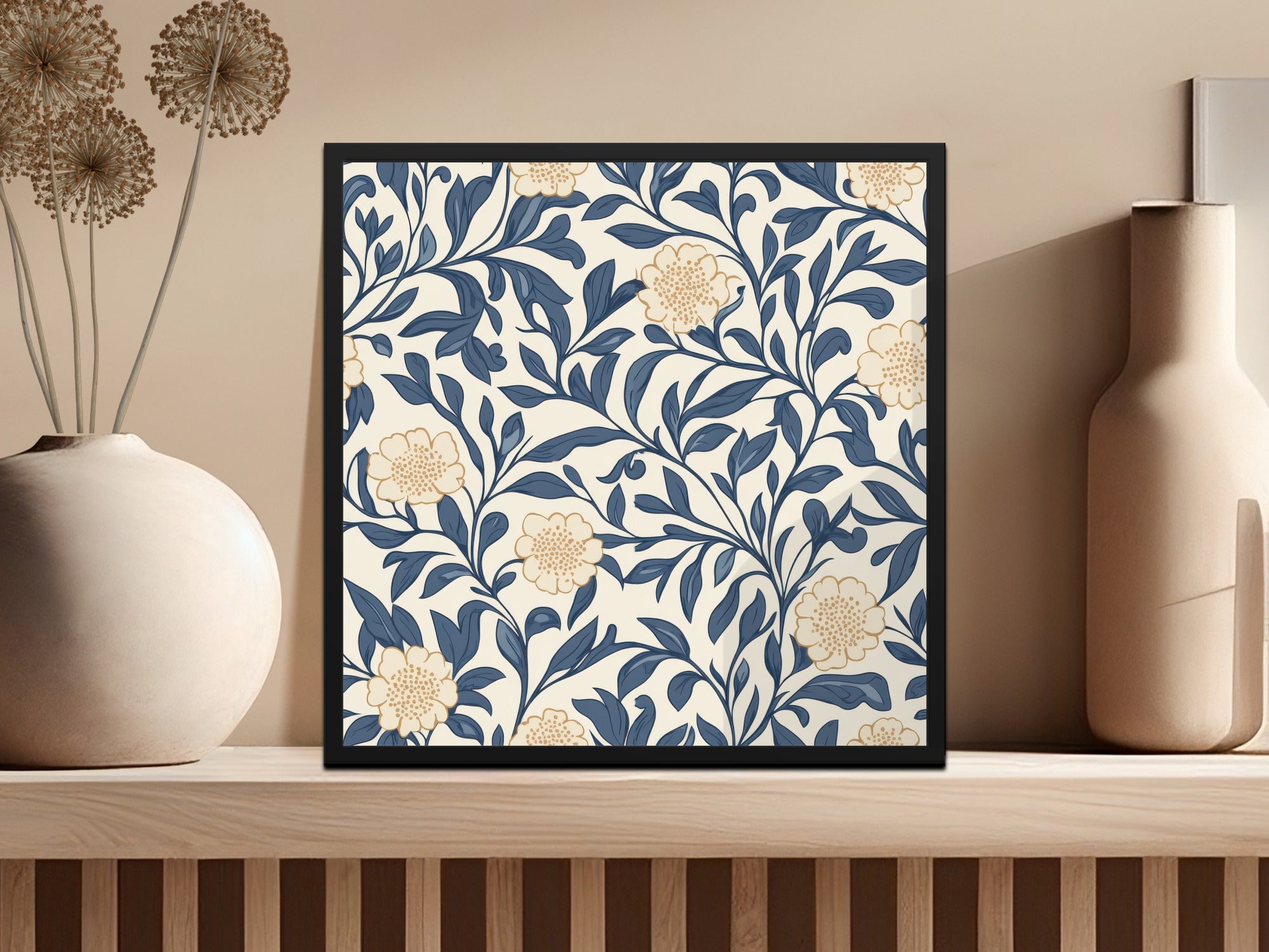 Vintage William Morris Digital Print For Commercial Use Vines Background Digital - Moore and Mountain