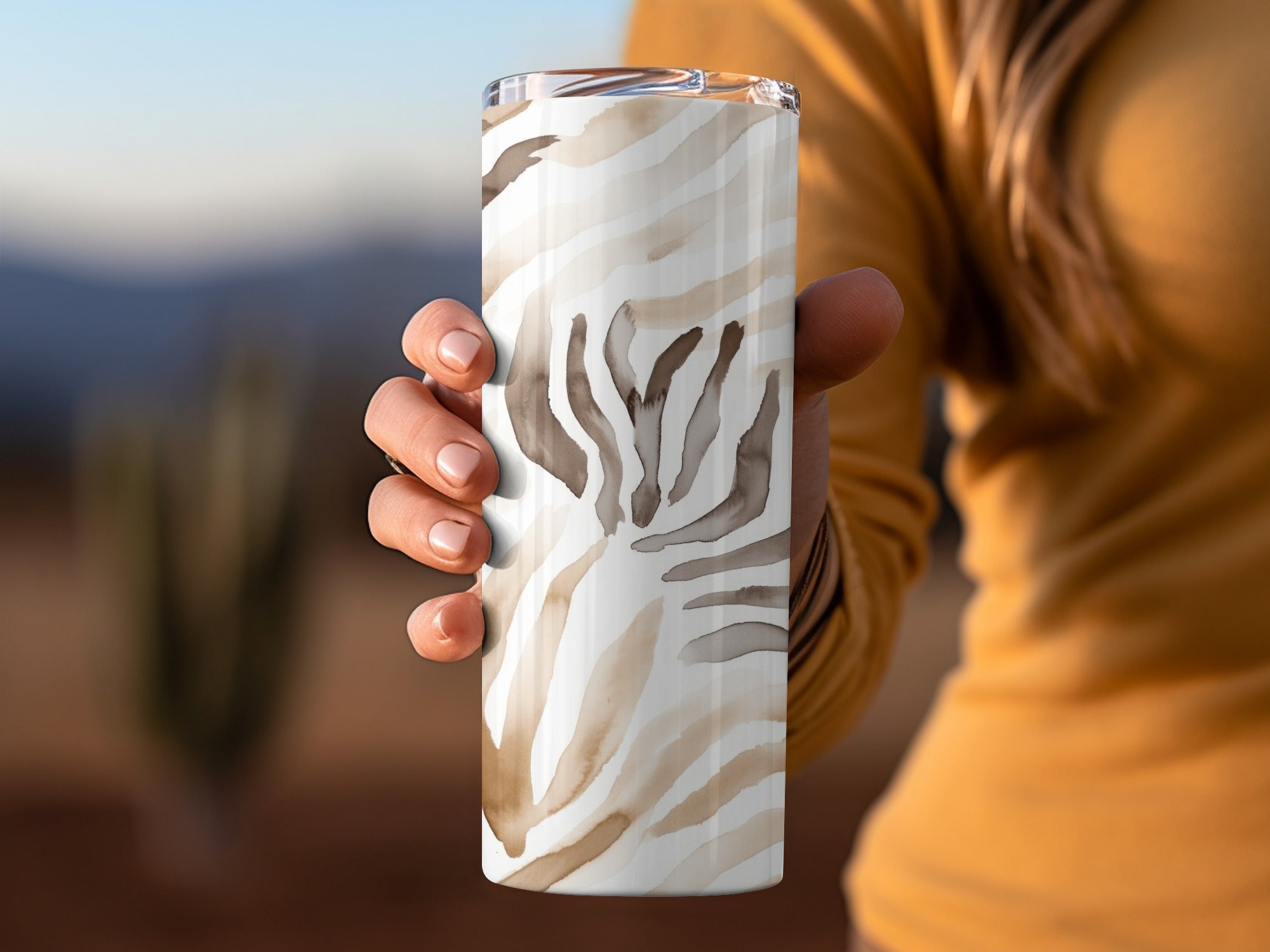 Watercolor Animal Print Digital, Seamless Zebra Pattern, Neutral Tone Design, Animal Stripes, Abstract Print, Repeat Pattern, Digital - Moore and Mountain