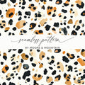 Watercolor Animal Print, Leopard Skin Digital Paper, Seamless Cheetah Pattern, Digital Download for Sublimation, Fabric Design (139 chars) - Moore and Mountain