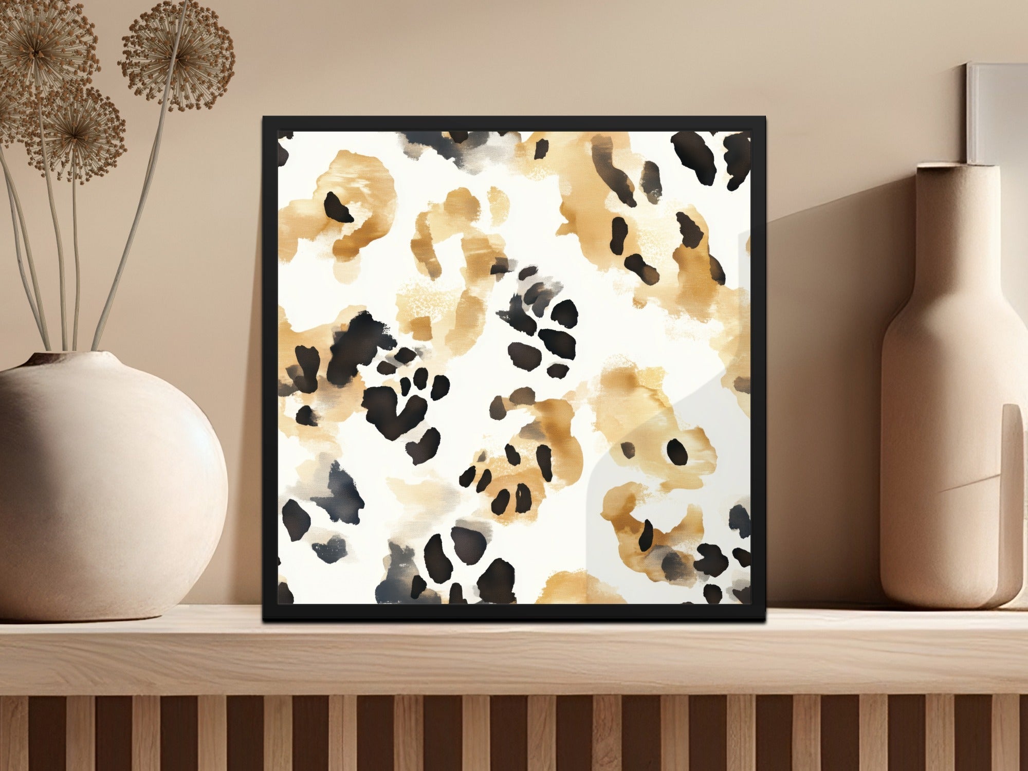 Watercolor Animal Print, Leopard Spots Digital Paper, Seamless Animal Pattern, Cheetah Print Texture, Animal Skin Download, JPEG Files - Moore and Mountain