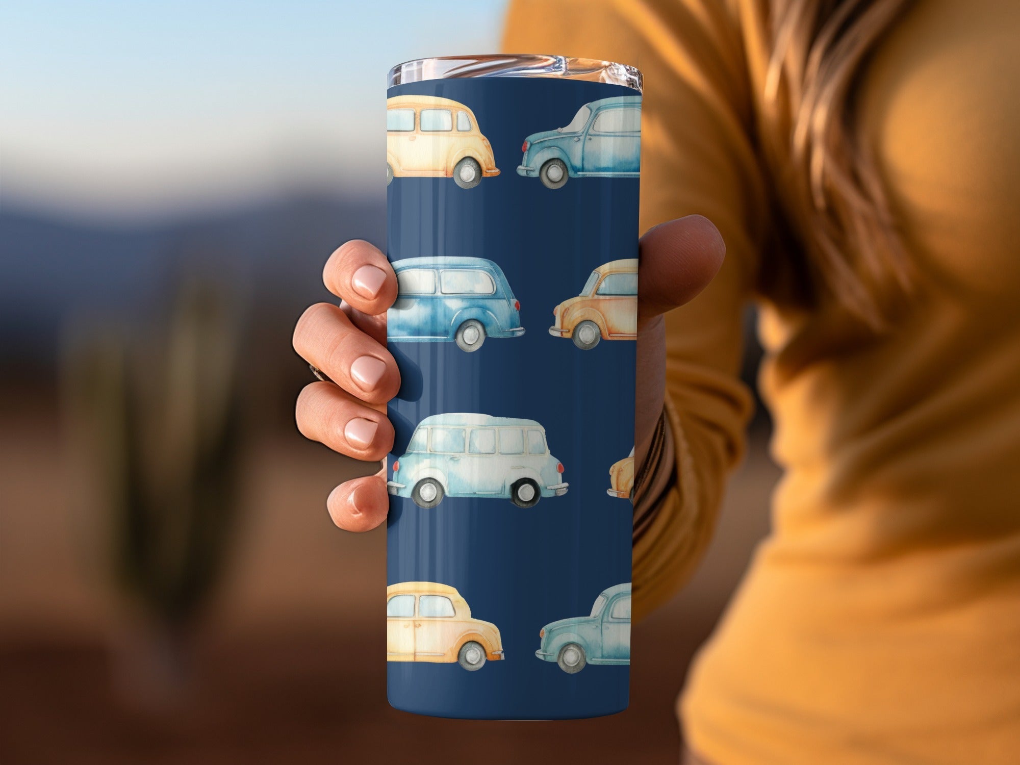 Watercolor Car Seamless Pattern Digital, Vintage Car Background, Kids Room Decor, Scrapbooking Paper, Vehicle Repeat Pattern Design - Moore and Mountain