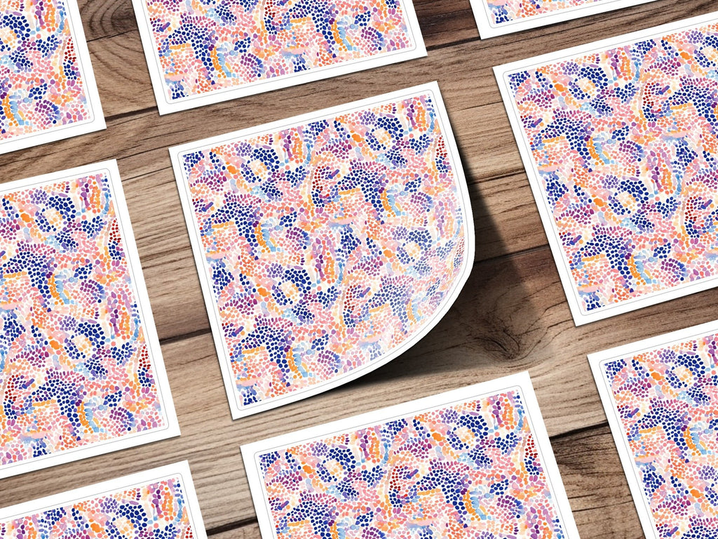 Watercolor Dot Seamless Pattern Digital, Repeating Print, Colorful Spot Design, Fabric Print, Scrapbooking, Digital Download, Background - Moore and Mountain