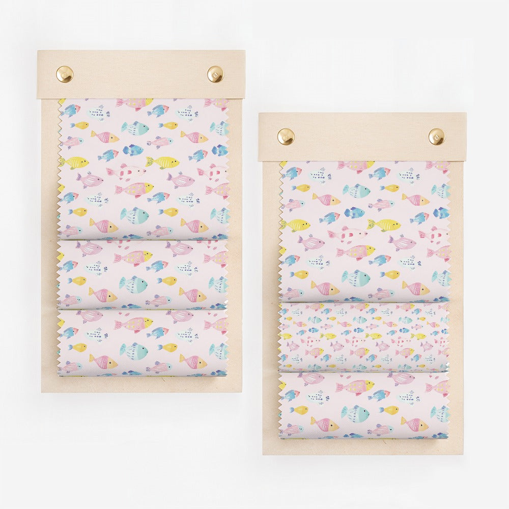 Colorful Fish Patterned Curtain Blinds product