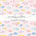 Pink Seamless Fish Pattern by Moore & Mountain Design