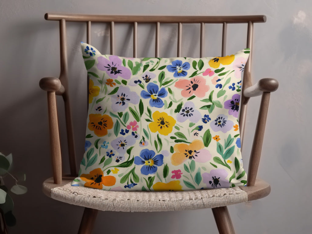 Colorful Floral Pattern Decorative Pillow product