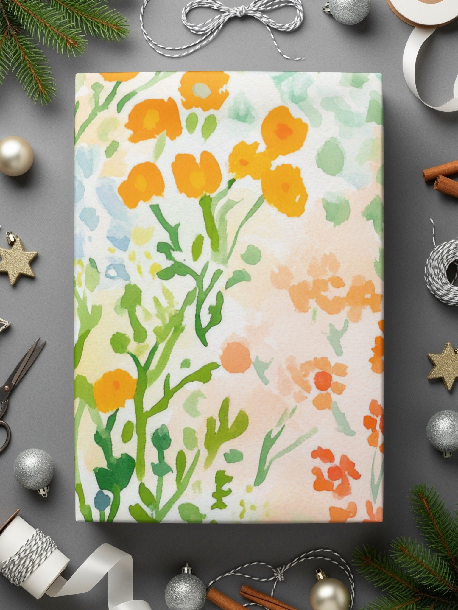 Floral Watercolor Gift Wrapping Paper for All Occasions