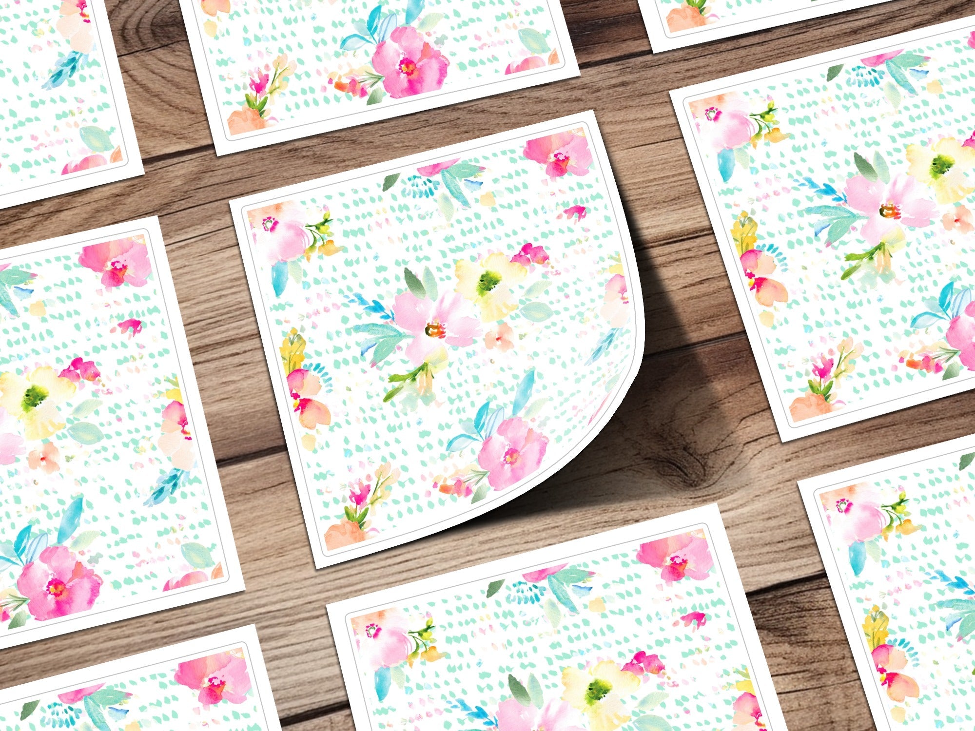 Watercolor Floral Seamless Pattern Digital, Pink Flower Repeat Pattern Digital, Spring Floral Design Digital, Pastel Floral Download - Moore and Mountain