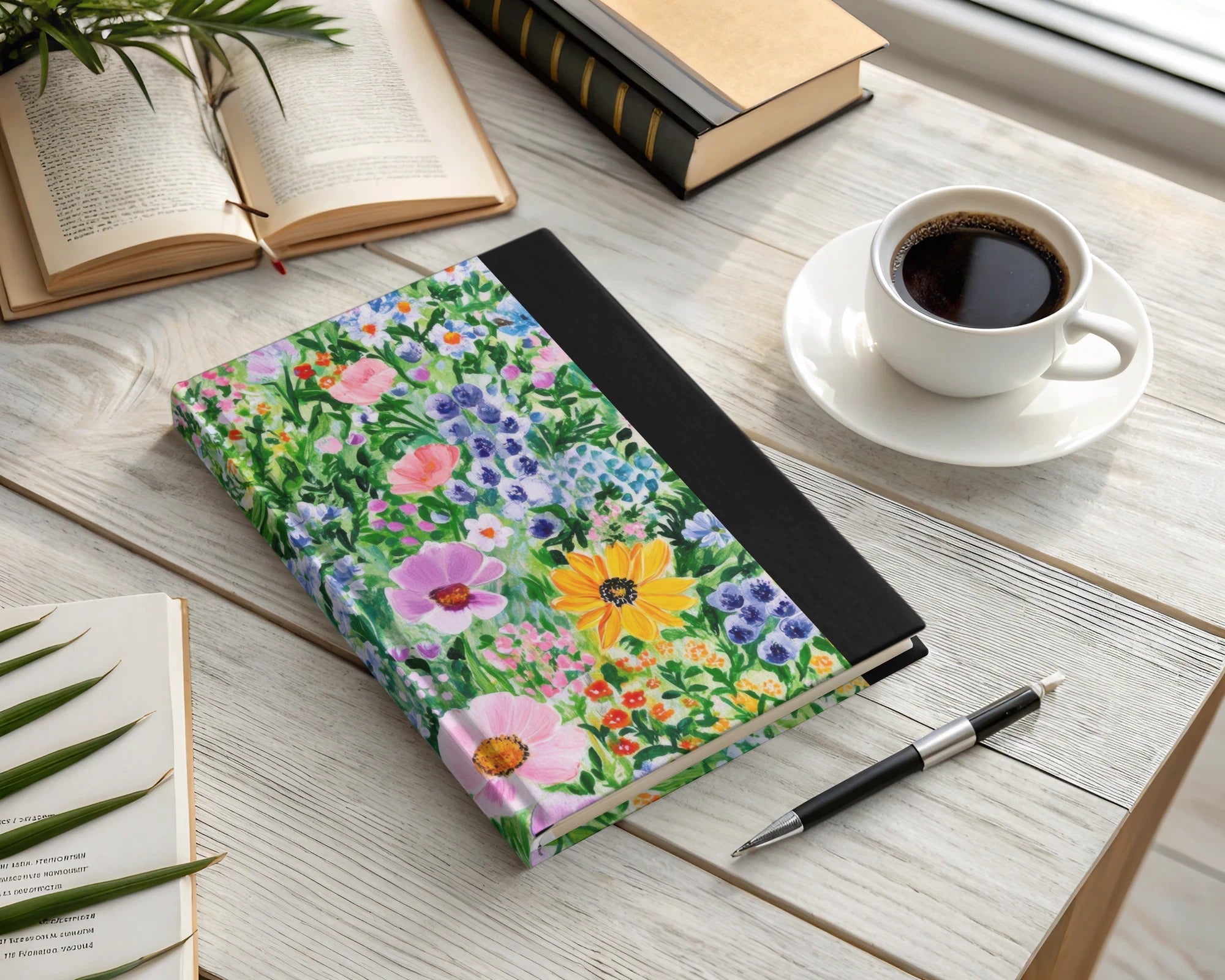 Watercolor Spring Floral Garden Pattern Seamless Delicate Flower Digital - Moore and Mountain