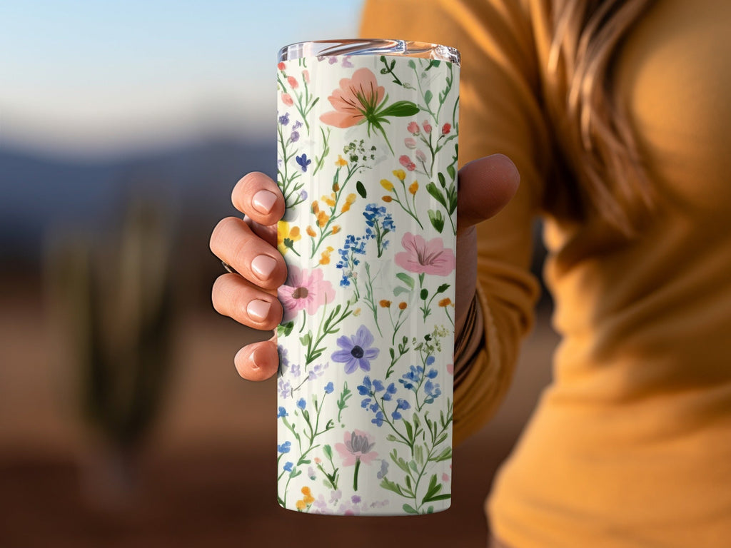Whimsical Floral Pattern Design with Watercolor Effect - Moore and Mountain