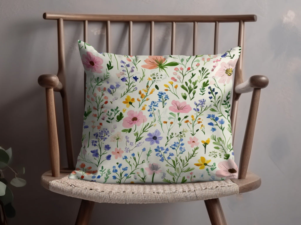 Whimsical Floral Pattern Design with Watercolor Effect - Moore and Mountain