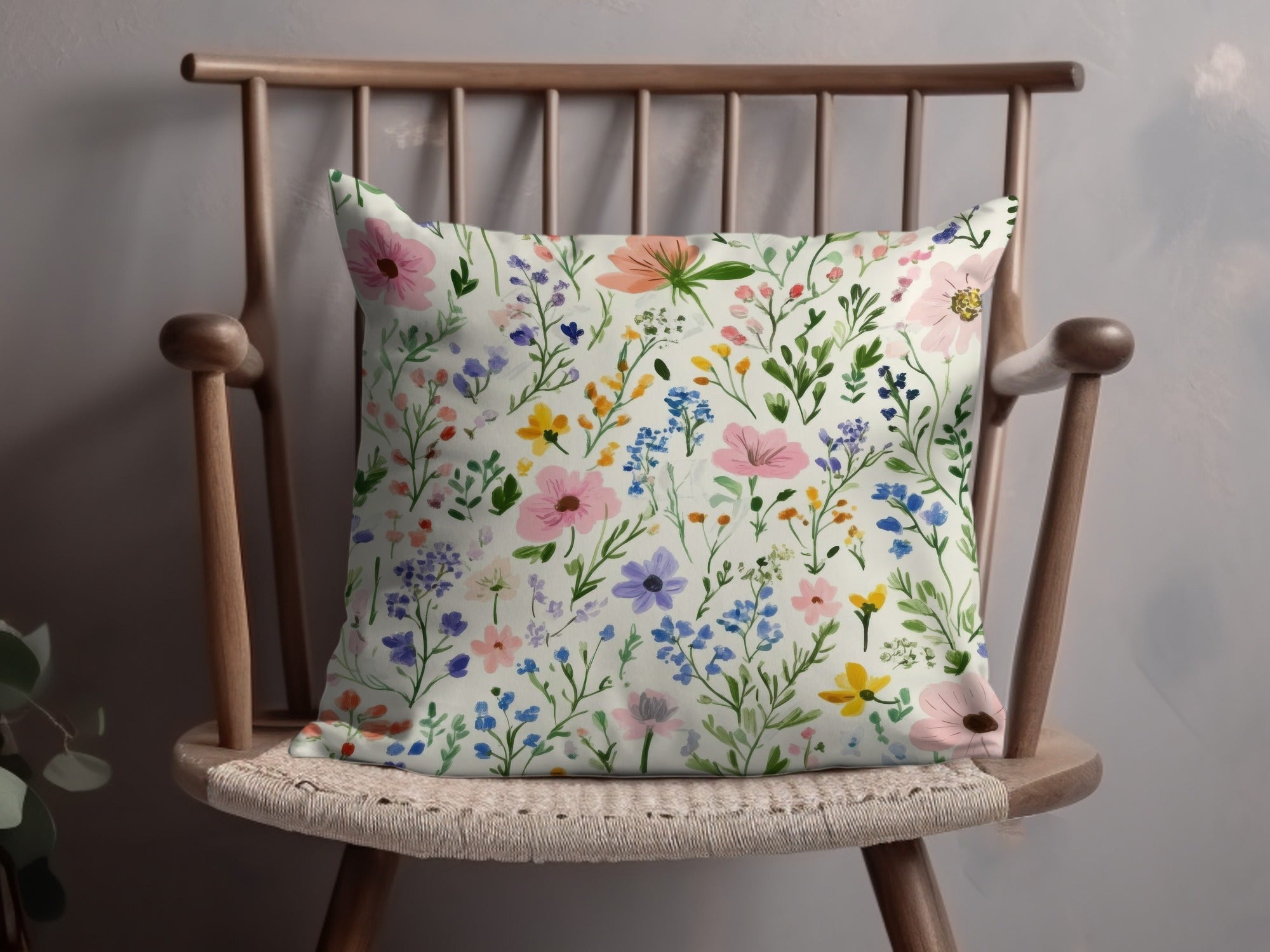 Whimsical Floral Pattern Design with Watercolor Effect - Moore and Mountain