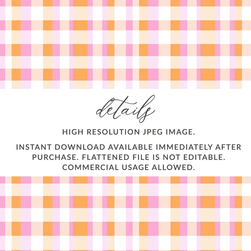 Pink and Orange Checkered High Resolution JPEG Image