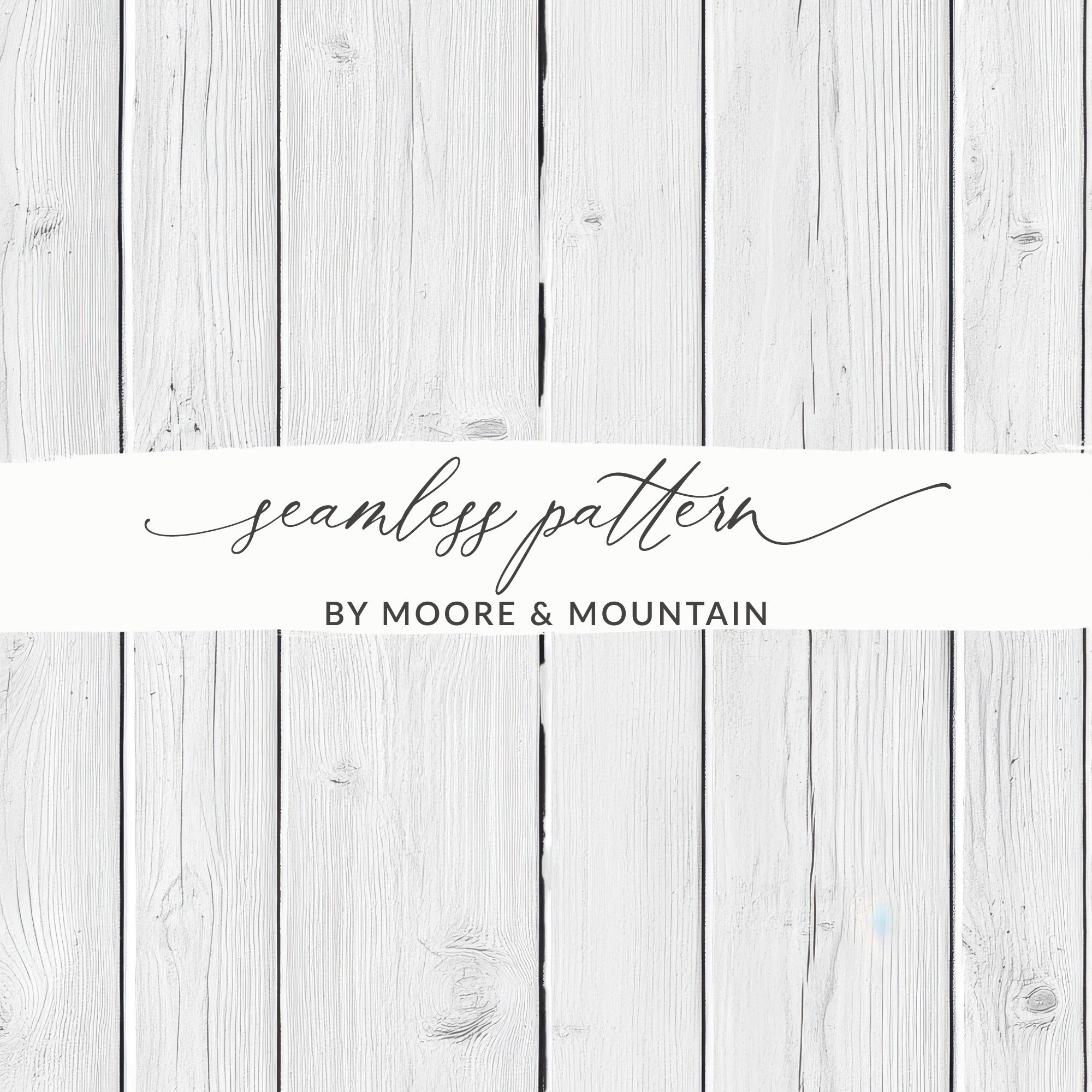 Seamless Pattern by Moore & Mountain Wood Panels Decor