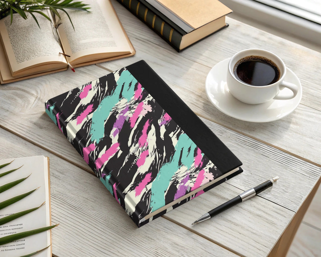 Colorful Abstract Design Hardcover Journal Notebook