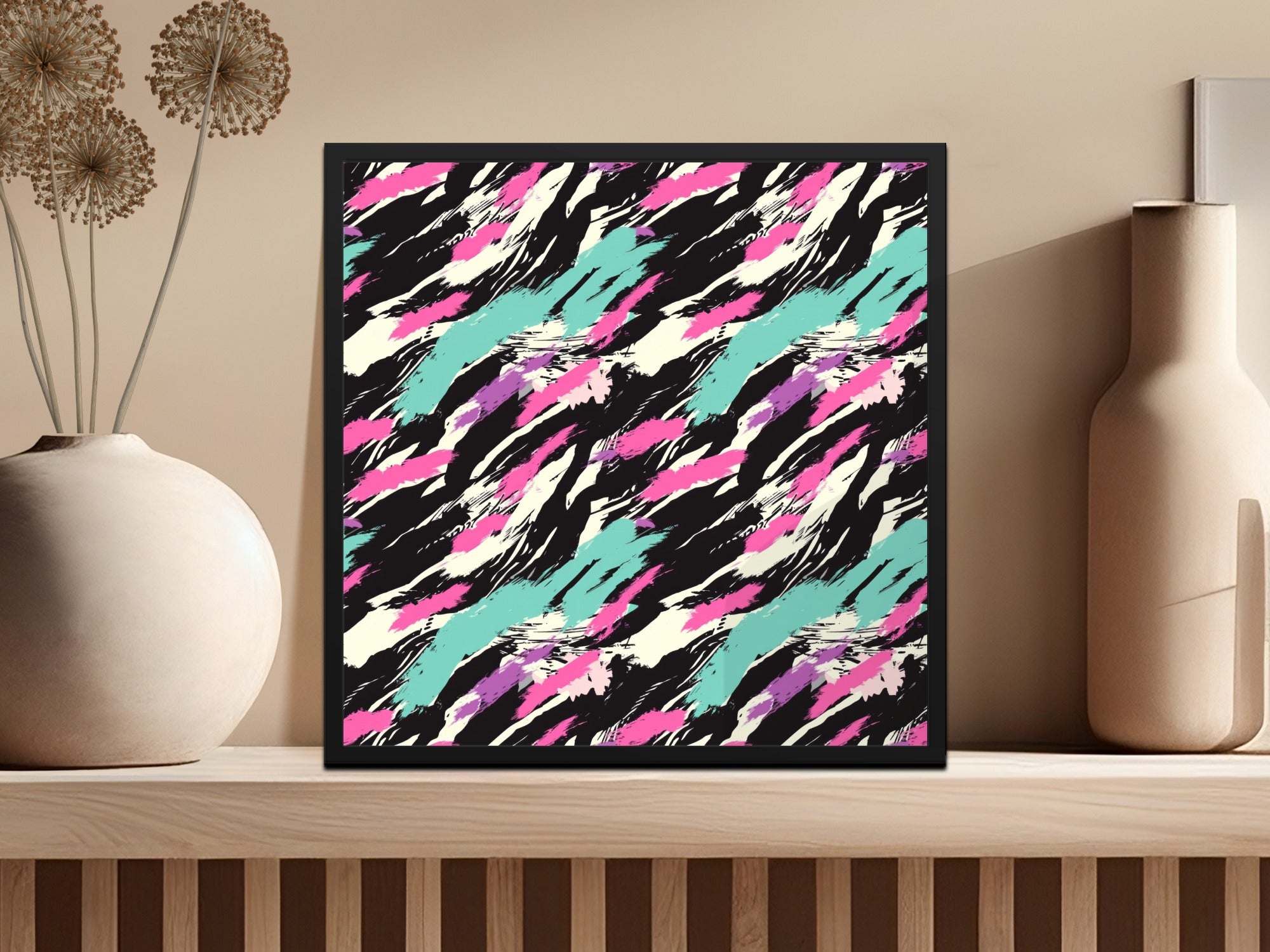 Abstract Modern Art Decor with Vibrant Colors product