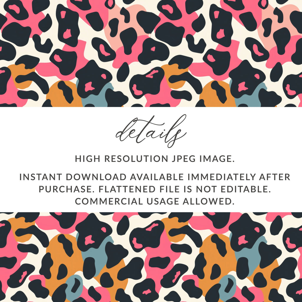 High Resolution Leopard Print Digital Download