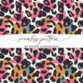 Vibrant Leopard Print Seamless Pattern for Bold Designs