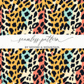 Vibrant Animal Print Seamless Pattern by Moore Mountain