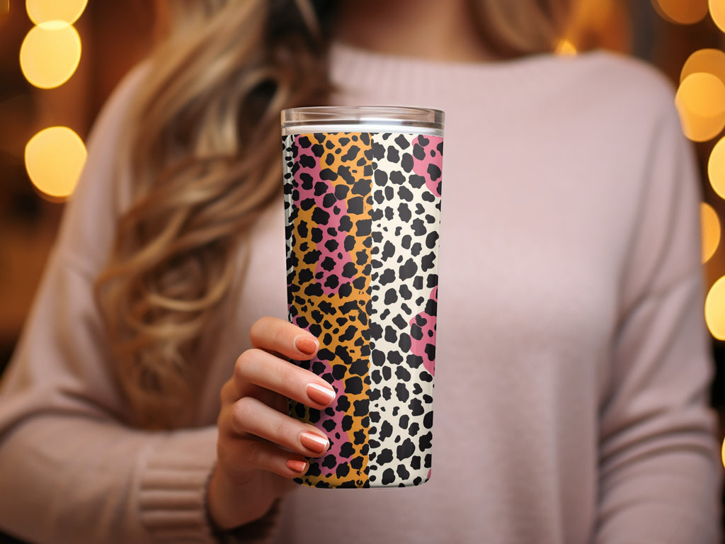 Wild Animal Print Insulated Travel Tumbler Cup