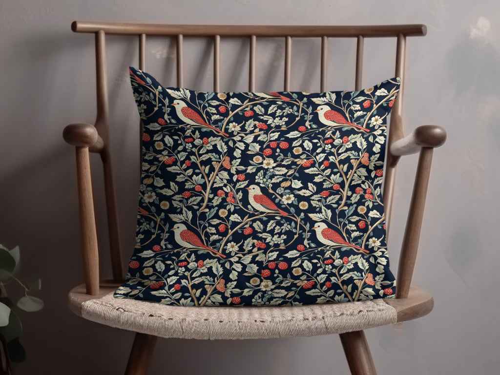 William Morris Seamless Pattern Design Download Vintage Bird Toile - Moore and Mountain