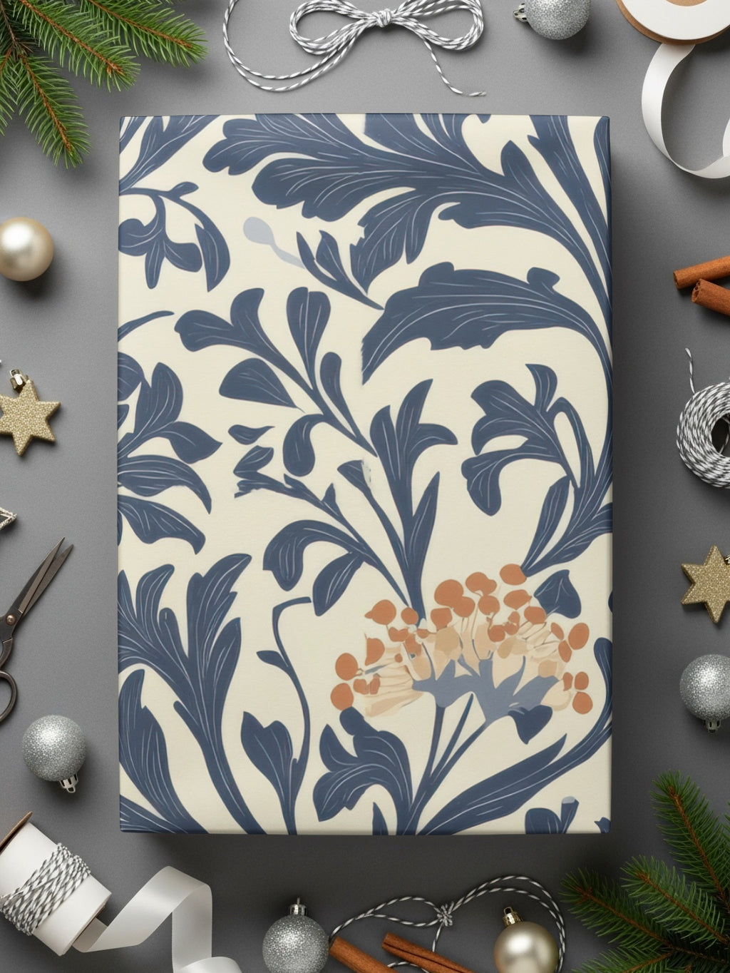 William Morris Seamless Vines Background Dark For Commercial Use - Moore and Mountain