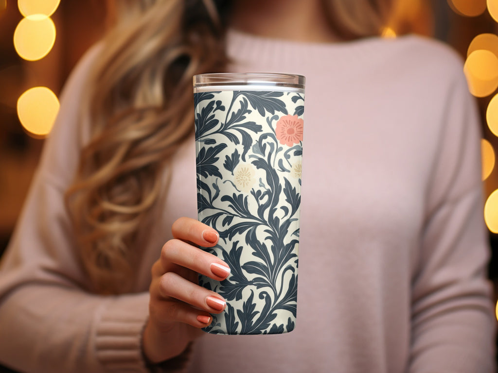 William Morris Vines Background with Dark Colors Digital - Moore and Mountain