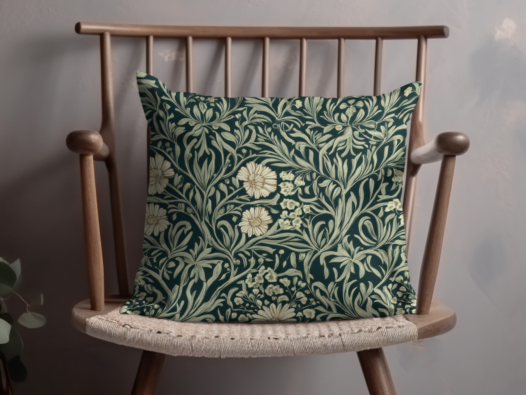 Willow Leaves William Morris Seamless Pattern Digital - Moore and Mountain