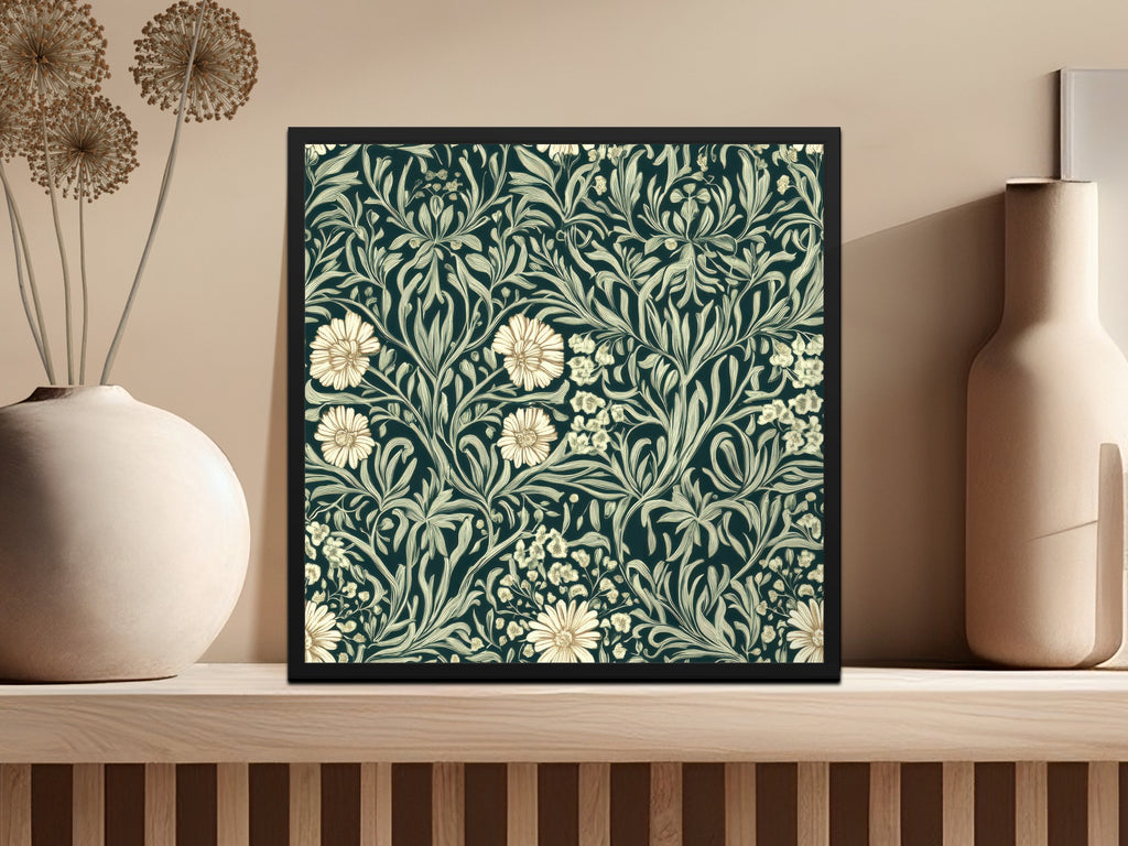 Willow Leaves William Morris Seamless Pattern Digital - Moore and Mountain