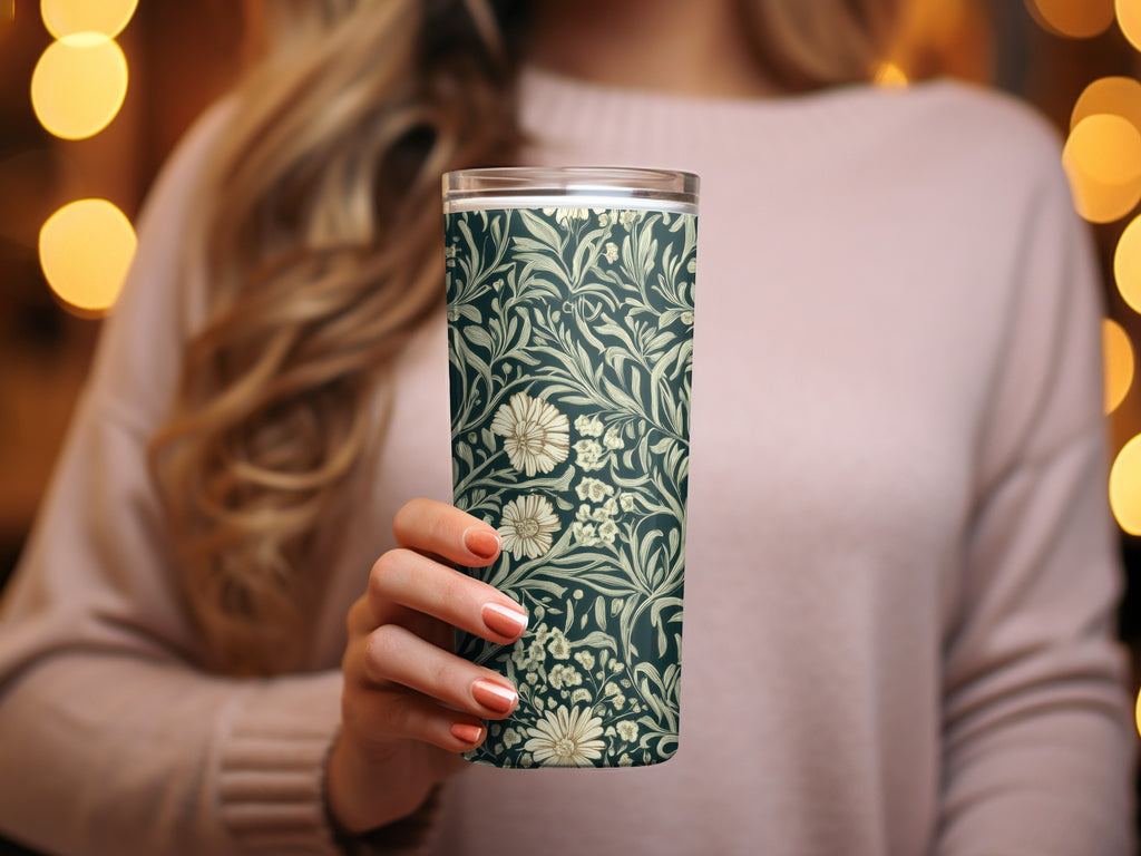 Willow Leaves William Morris Seamless Pattern Digital - Moore and Mountain
