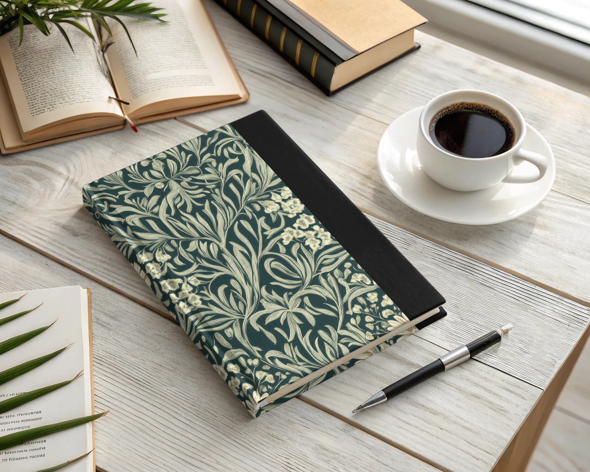 Willow Leaves William Morris Seamless Pattern Digital - Moore and Mountain