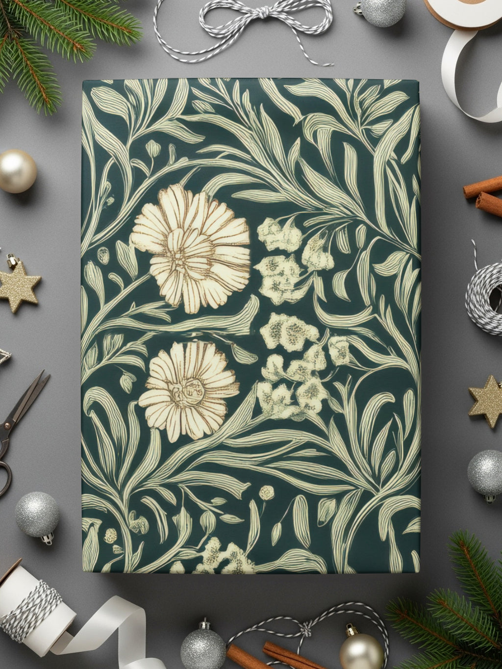 Willow Leaves William Morris Seamless Pattern Digital - Moore and Mountain