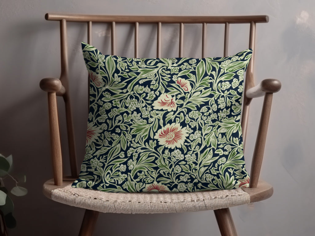 Willow leaves William Morris Larkspur Print Seamless Pattern Digital - Moore and Mountain