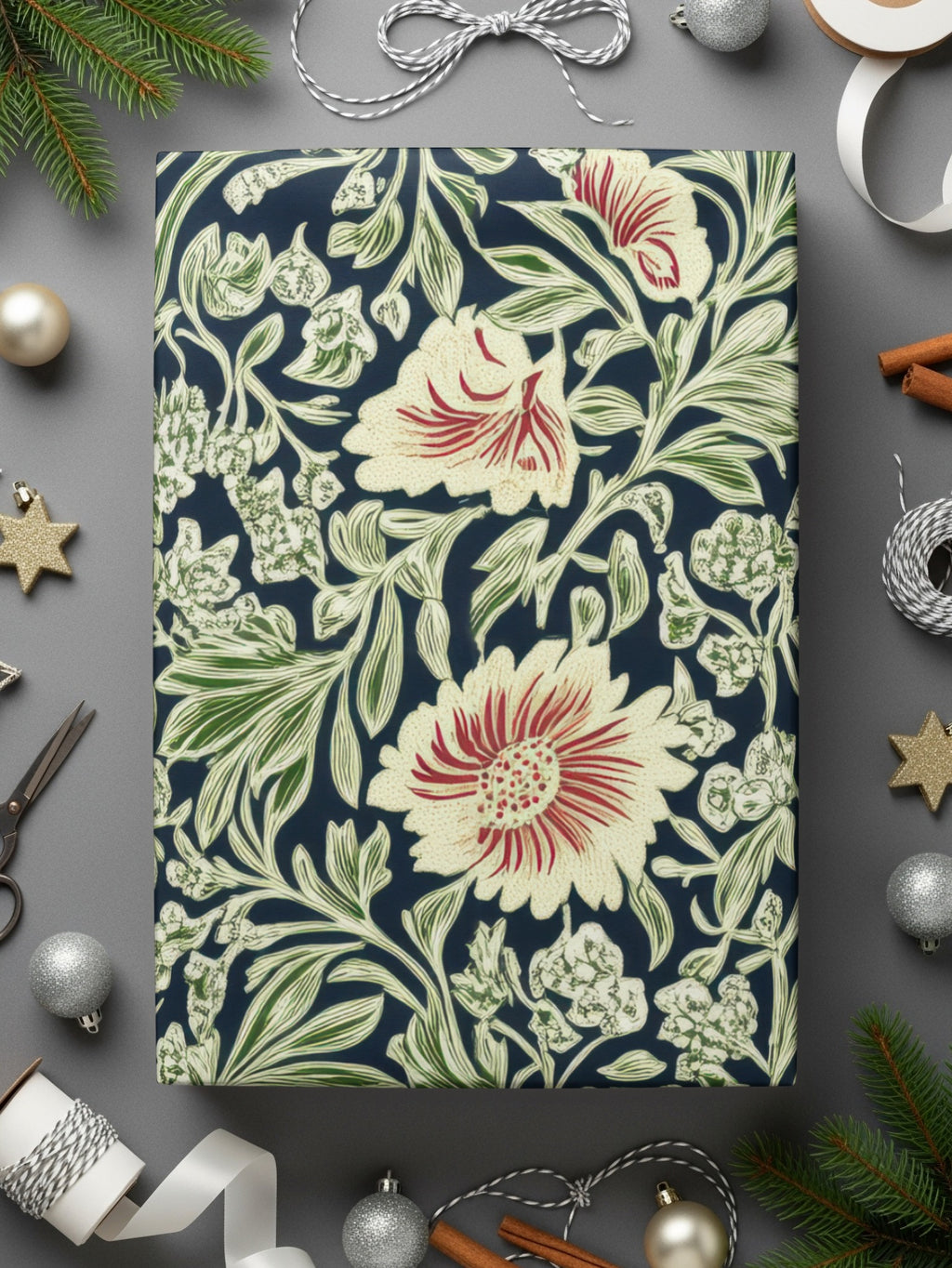 Willow leaves William Morris Larkspur Print Seamless Pattern Digital - Moore and Mountain