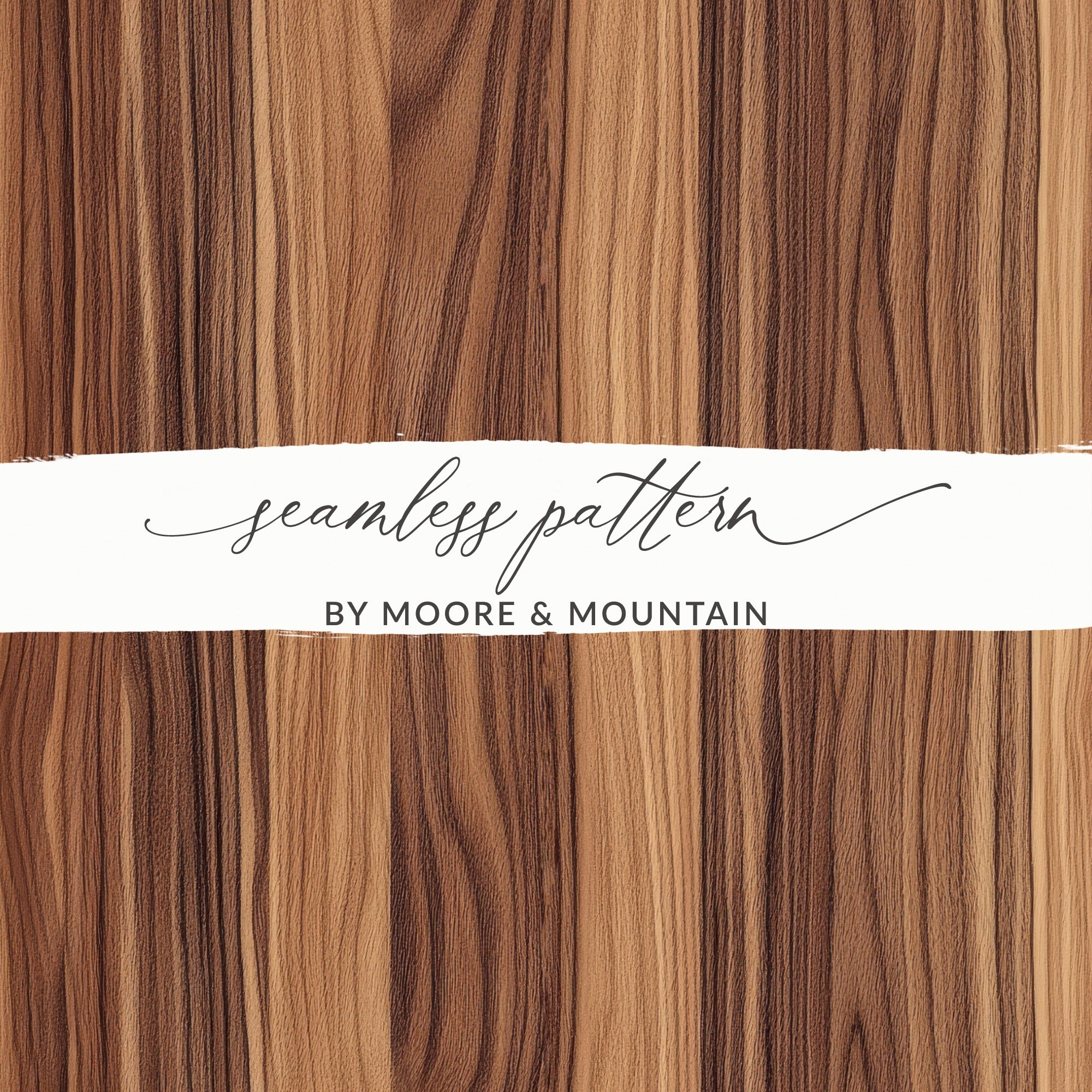 Wood Grain Seamless Pattern by Moore & Mountain