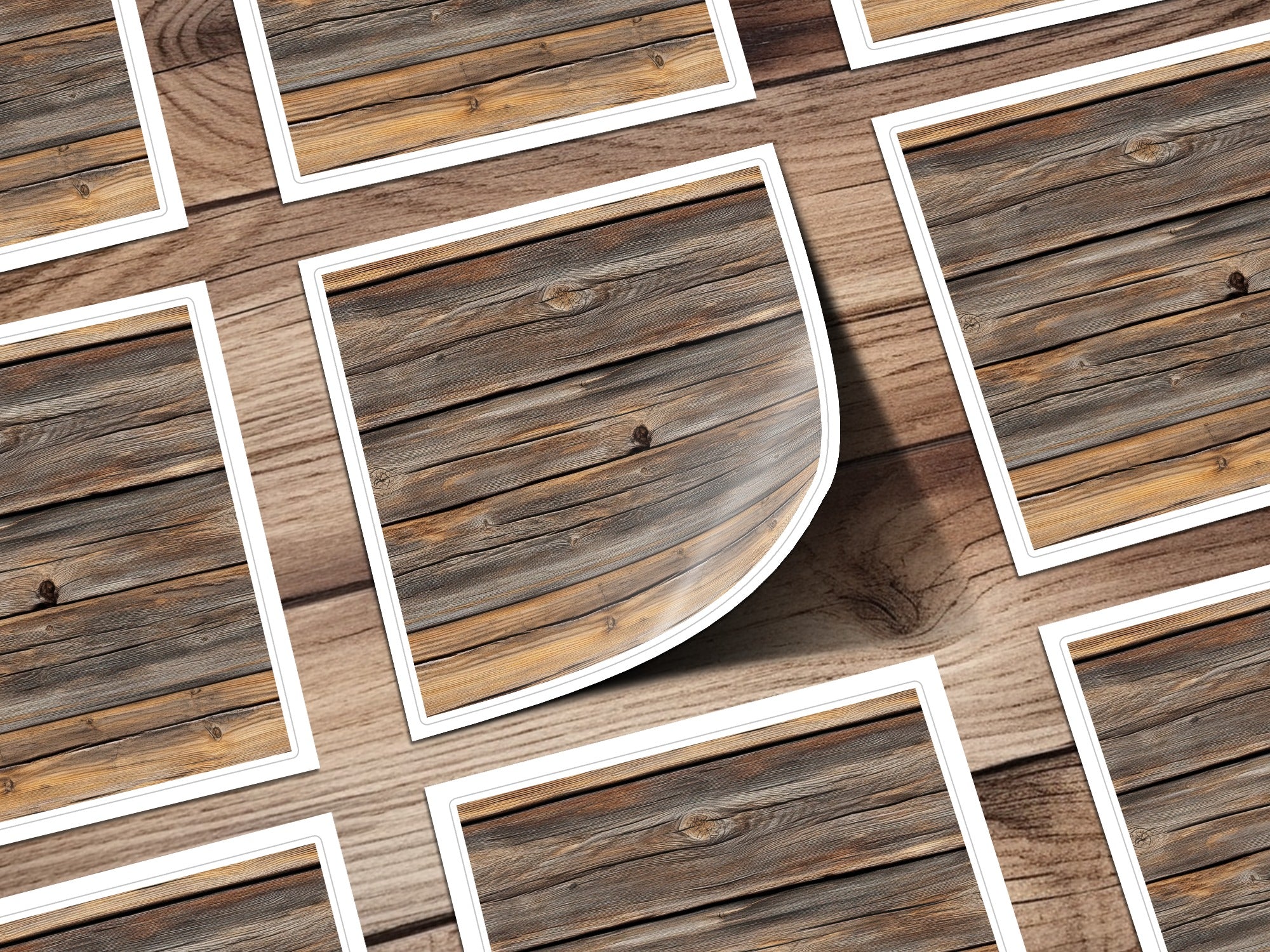 Rustic Wooden Plank Print for Wall Decor product