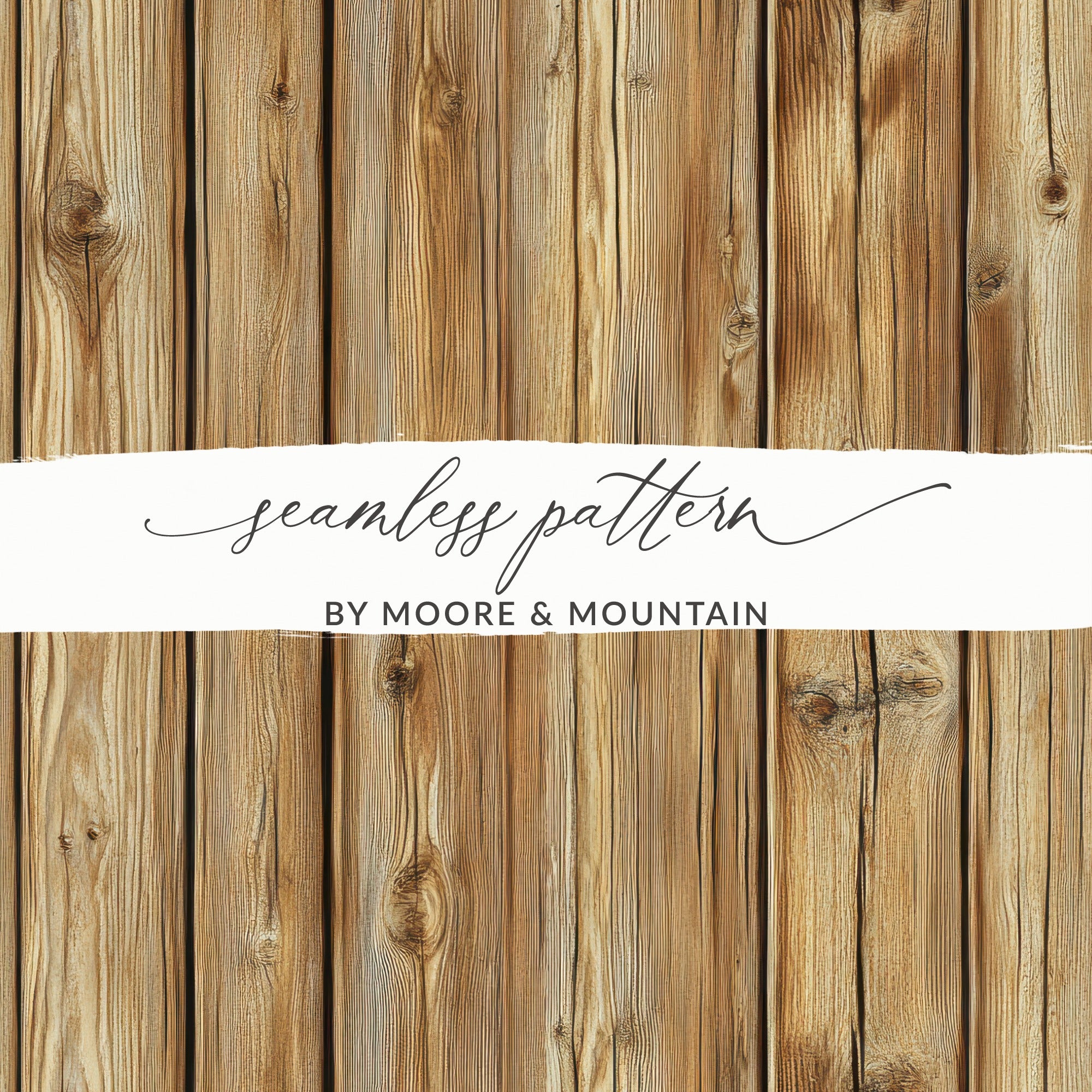 Seamless Wood Pattern by Moore and Mountain