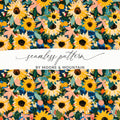 Vibrant Seamless Floral Pattern by Moore & Mountain