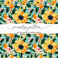 Floral and Fruit Seamless Pattern by Moore & Mountain