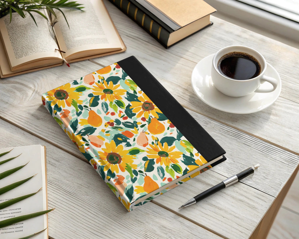 Colorful Floral Pattern Hardcover Journal Product