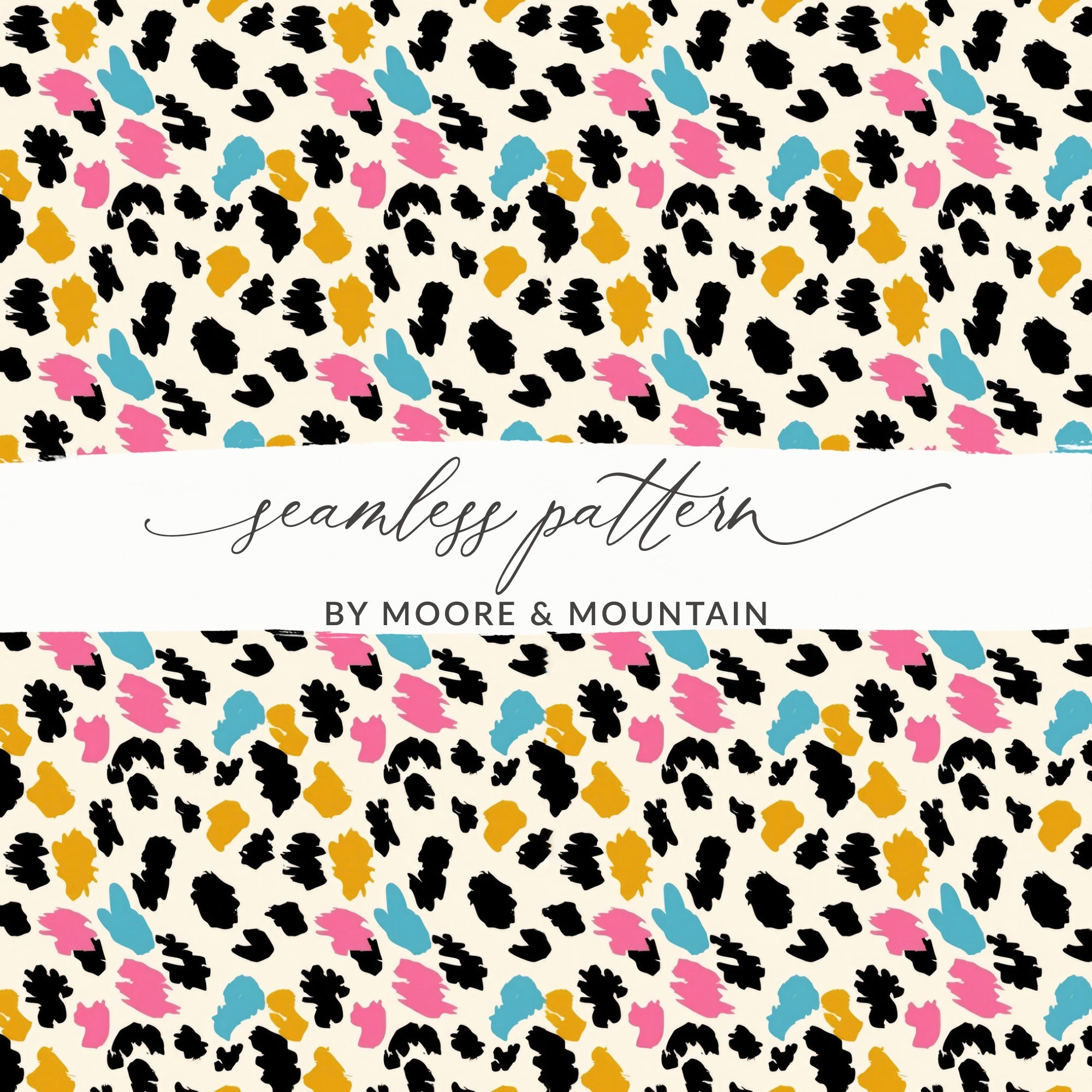Colorful Abstract Animal Print Seamless Pattern Product