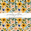 Colorful Floral Seamless Pattern Design by Moore & Mountain