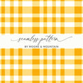 Yellow Gingham Digital Paper, Seamless Checkered Pattern, Fabric Texture, 12x12 JPEG, Scrapbooking Paper, Commercial Use - Moore and Mountain