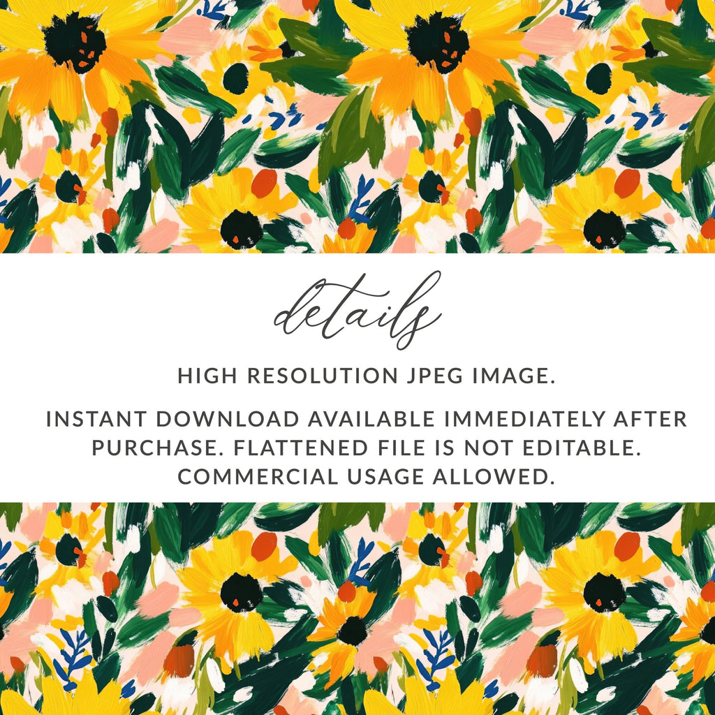 Sunflower Floral High Resolution JPEG Image for Download
