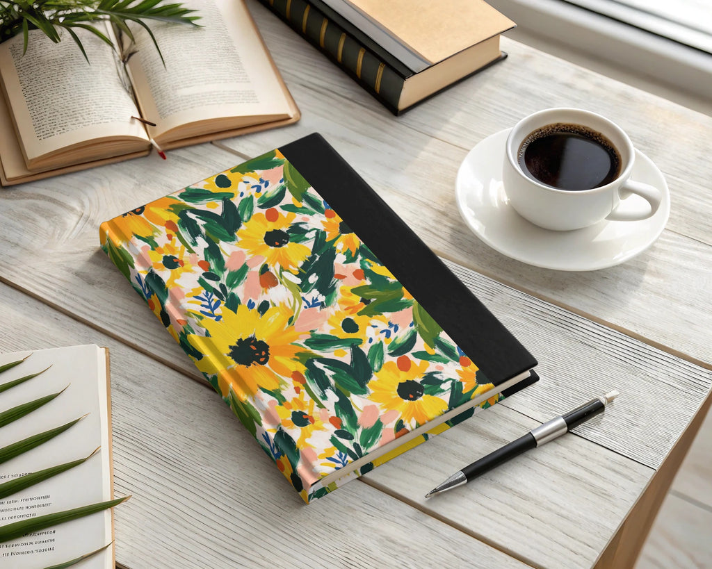Vibrant Floral Journal for Creative Writing and Note Taking