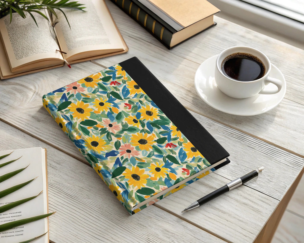 Vibrant Flower Pattern Journal for Writing and Notes