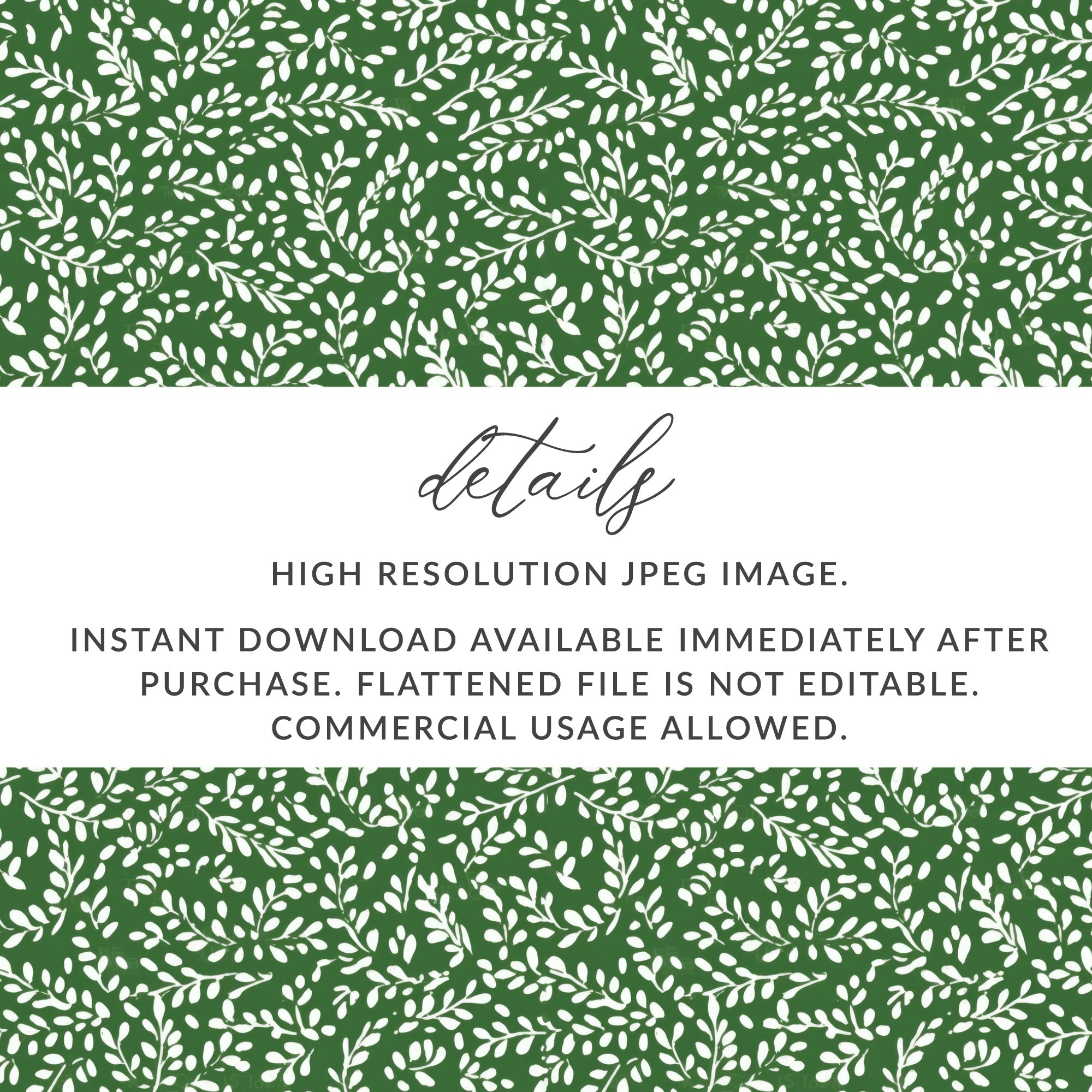 High Resolution Green Leaf Pattern JPEG Image Download