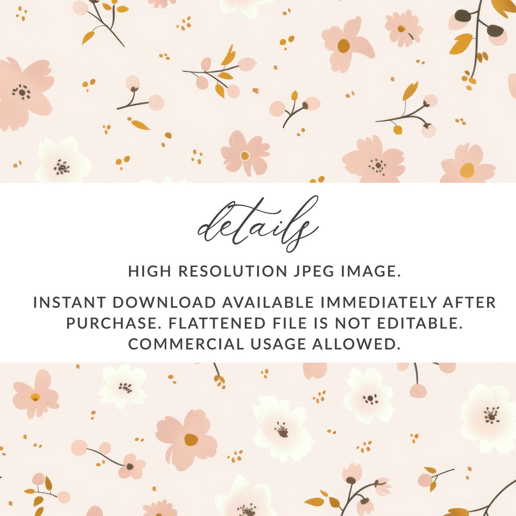 Instant Download High Resolution Floral JPEG Image